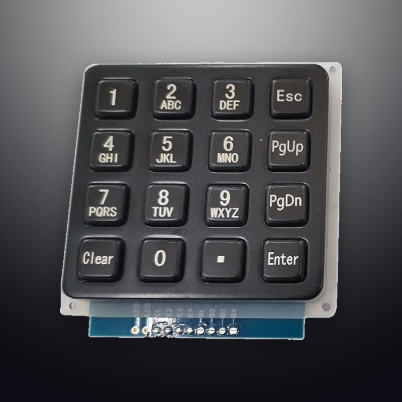 D-87158-B IP65 16 tuşlu metal nümerik tuş takımı