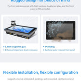 7 İnç RK3288 Android Endüstriyel HMI Panel PC – IPS Panel, 2x Dahili Hoparlör, ABS Gövde
