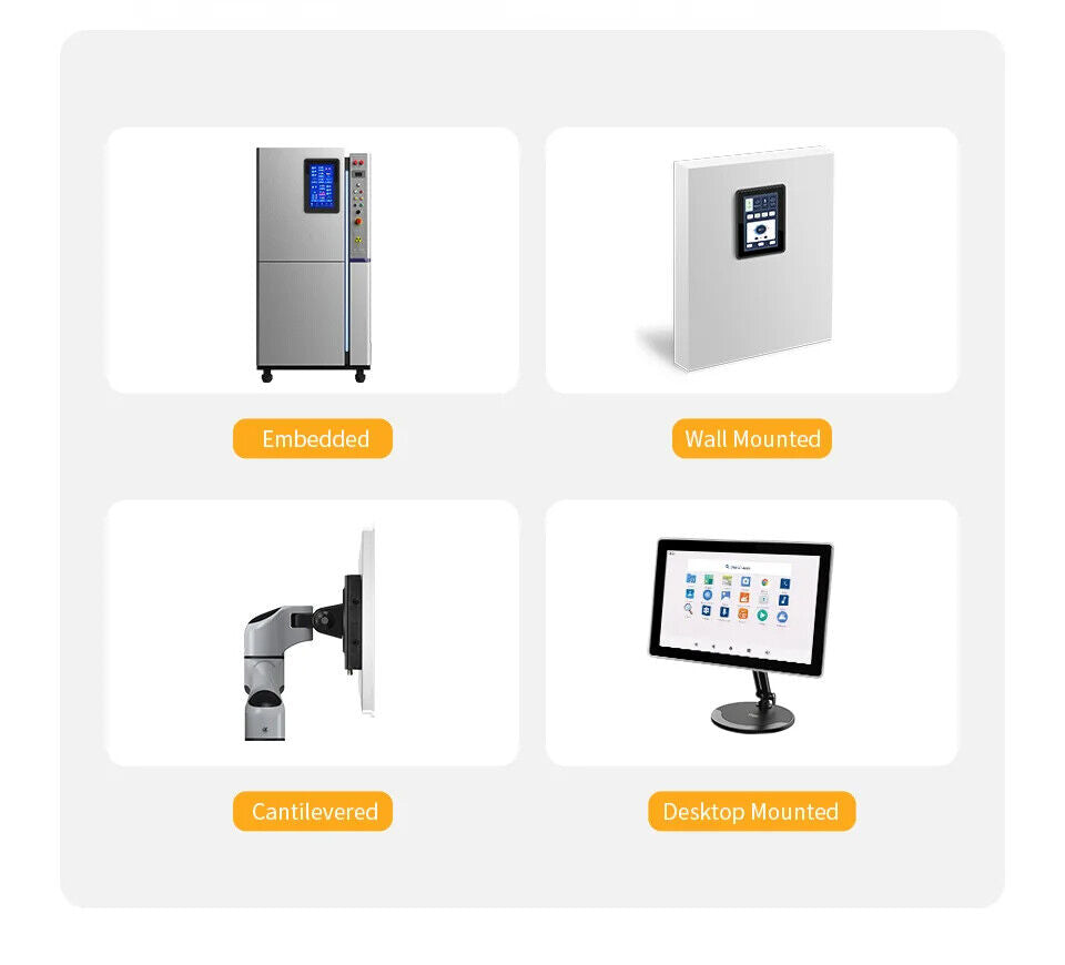 7 İnç RK3568 Android Endüstriyel HMI Panel PC – IPS Panel, 2x Dahili Hoparlör, Geniş Çerçeveli ABS Gövde