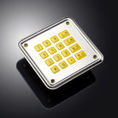 D-87109 IP67 16 tuşlu silikon metal nümerik tuş takımı