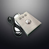 D-8302 DESK IP54 3 tuşlu paslanmaz çelik endüstriyel trackball