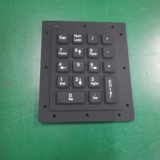 D-6102 IP66 18 tuşlu silikon metal nümerik tuş takımı
