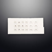 D-8206 DESK IP65 18 tuşlu vandal dayanımlı paslanmaz çelik metal nümerik tuş takımı
