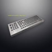 D-8625DESK IP65 103 tuşlu paslanmaz çelik endüstriyel metal klavye