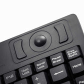 trackball'lu metal klavye