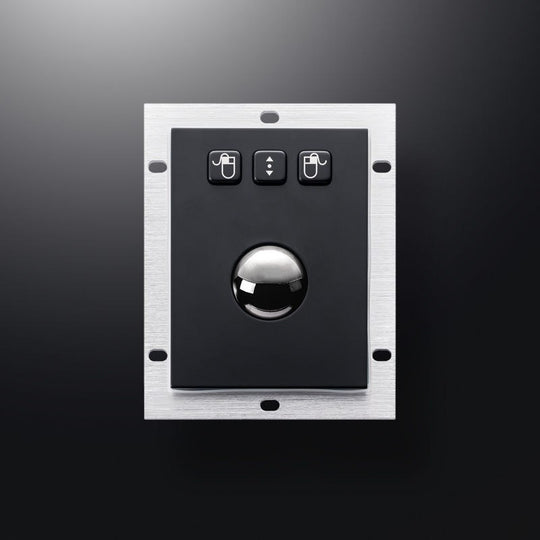 D-8302B IP54 3 tuşlu paslanmaz çelik endüstriyel trackball