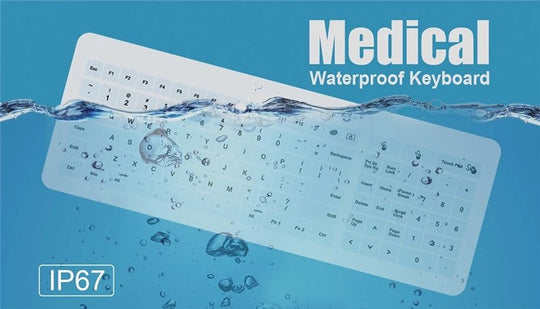 IP67 medikal kapasitif cam klavye