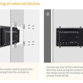 7 İnç A133P Android Endüstriyel HMI Panel PC – IPS Panel, 2x Dahili Hoparlör, Geniş Çerçeveli ABS Gövde