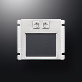D-8402 IP65 2 tuşlu paslanmaz çelik touchpad endüstriyel metal fare