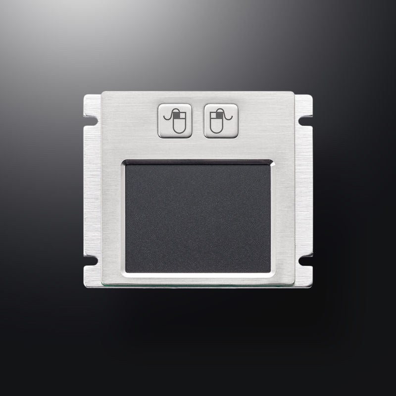 D-8402 IP65 2 tuşlu paslanmaz çelik touchpad endüstriyel metal fare