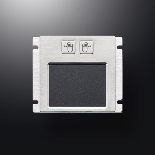 D-8402 IP65 2 tuşlu paslanmaz çelik touchpad endüstriyel metal fare