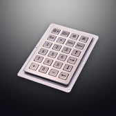 D-8289 IP65 24 tuşlu paslanmaz çelik metal nümerik tuş takımı
