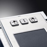 D-8458 IP65 3 tuşlu touchpad endüstriyel metal fare