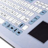 D-8765 IP67 81 tuşlu touchpad medikal silikon endüstriyel klavye