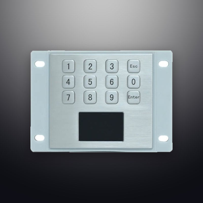 D-8410 IP65 12 tuşlu endüstriyel metal touchpad