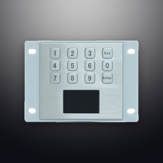 D-8410 IP65 12 tuşlu endüstriyel metal touchpad