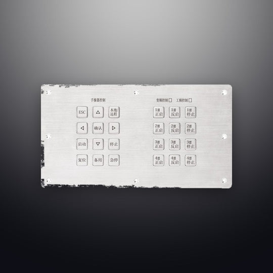 D-89170 IP54 24 tuşlu metal nümerik tuş takımı