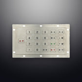 D-8229 IP54 21 tuşlu metal nümerik tuş takımı