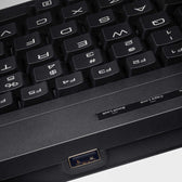 trackball'lu metal klavye