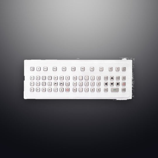 D-8798-59Keys IP54 59 tuşlu paslanmaz çelik endüstriyel metal klavye
