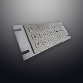 D-8206 IP65 18 tuşlu vandal dayanımlı paslanmaz çelik metal nümerik tuş takımı