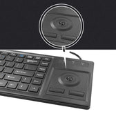D-87B trackball'lu metal klavye