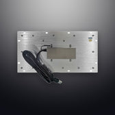 D-8669A IP65 79 tuşlu paslanmaz çelik endüstriyel metal klavye