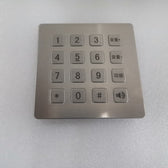 D-8972 IP65 16 tuşlu metal nümerik tuş takımı