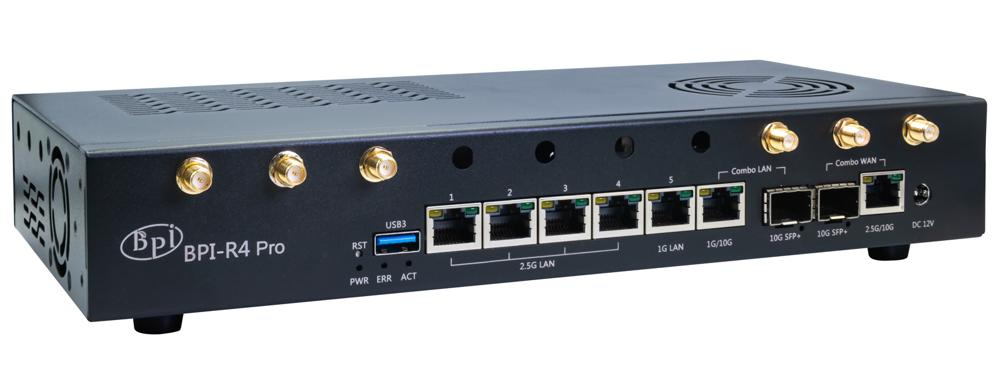 Banana Pi BPI-R4 Pro Siyah Metal Kasa – 1