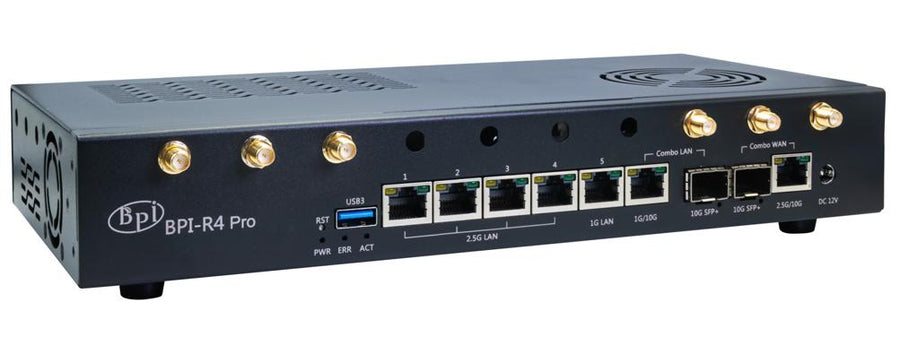 Banana Pi BPI-R4 Pro Siyah Metal Kasa – 1