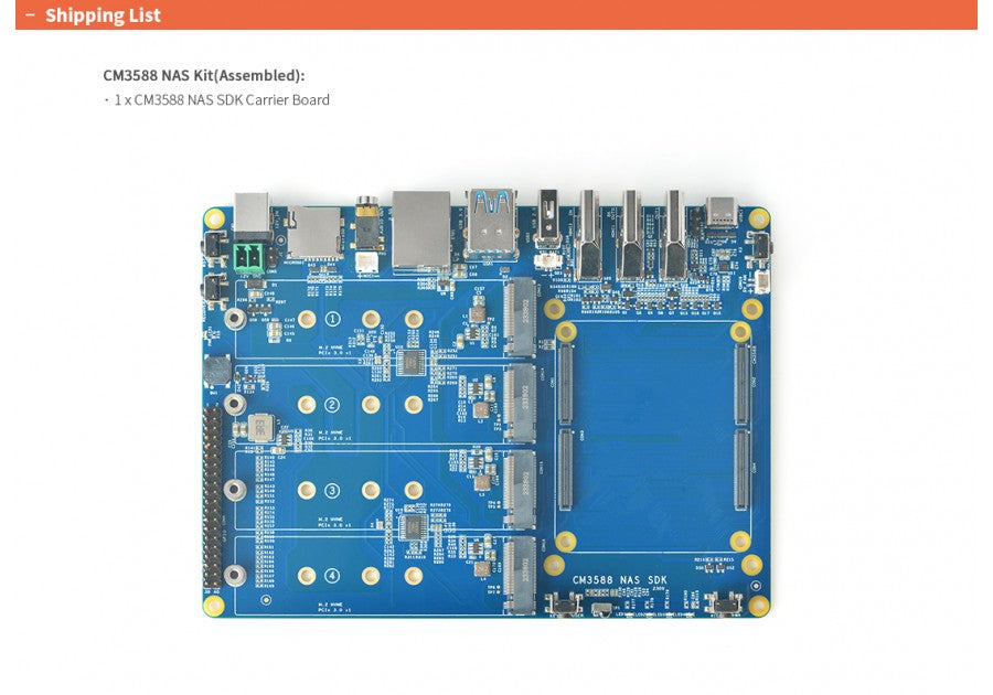 FriendlyElec CM3588 – RK3588 Mini SBC Geliştirme Kartı