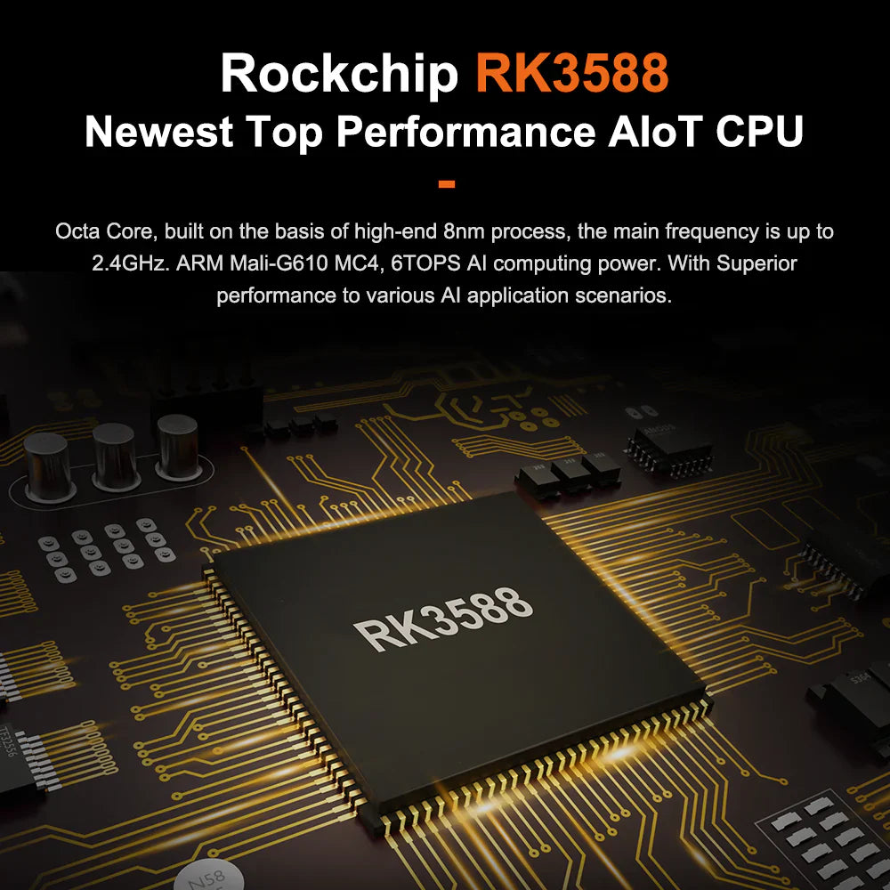 10.1 İnç RK3588 İşlemcili Open Frame Android AI Endüstriyel HMI Panel PC – D-3588 Serisi