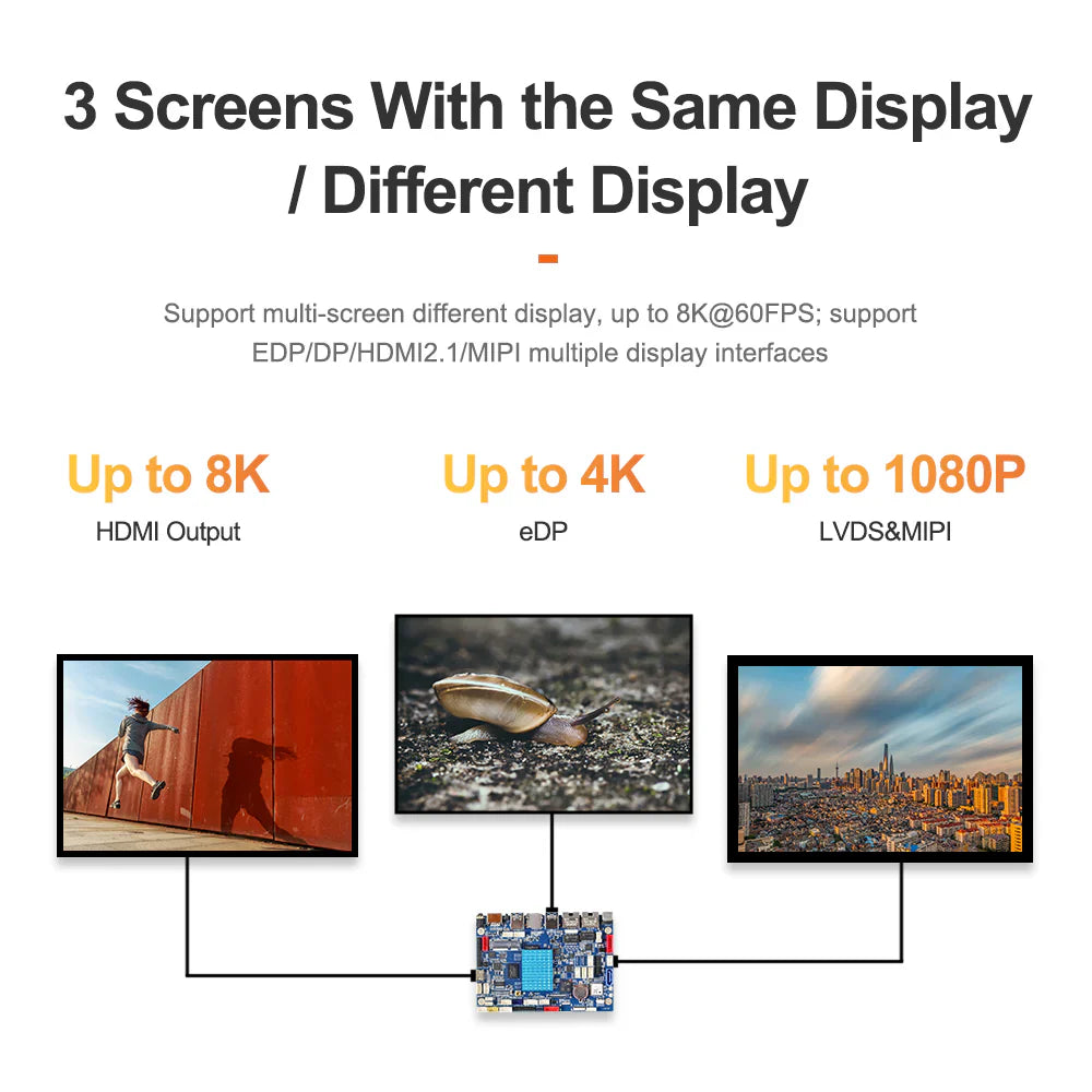 7 İnç RK3588 İşlemcili Open Frame Android AI Endüstriyel HMI Panel PC – D-3588 Serisi