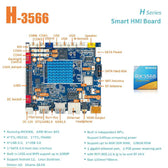 10.1 İnç RK3566 İşlemcili Open Frame Android Endüstriyel Gömülü Ekran Platformu – H-3566 Serisi