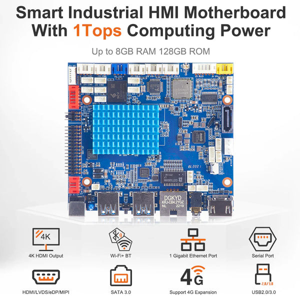 7 İnç RK3568 İşlemcili Open Frame Android Endüstriyel HMI Board– H-3568 Serisi