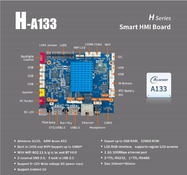 H-A133L Smart HMI Motherboard