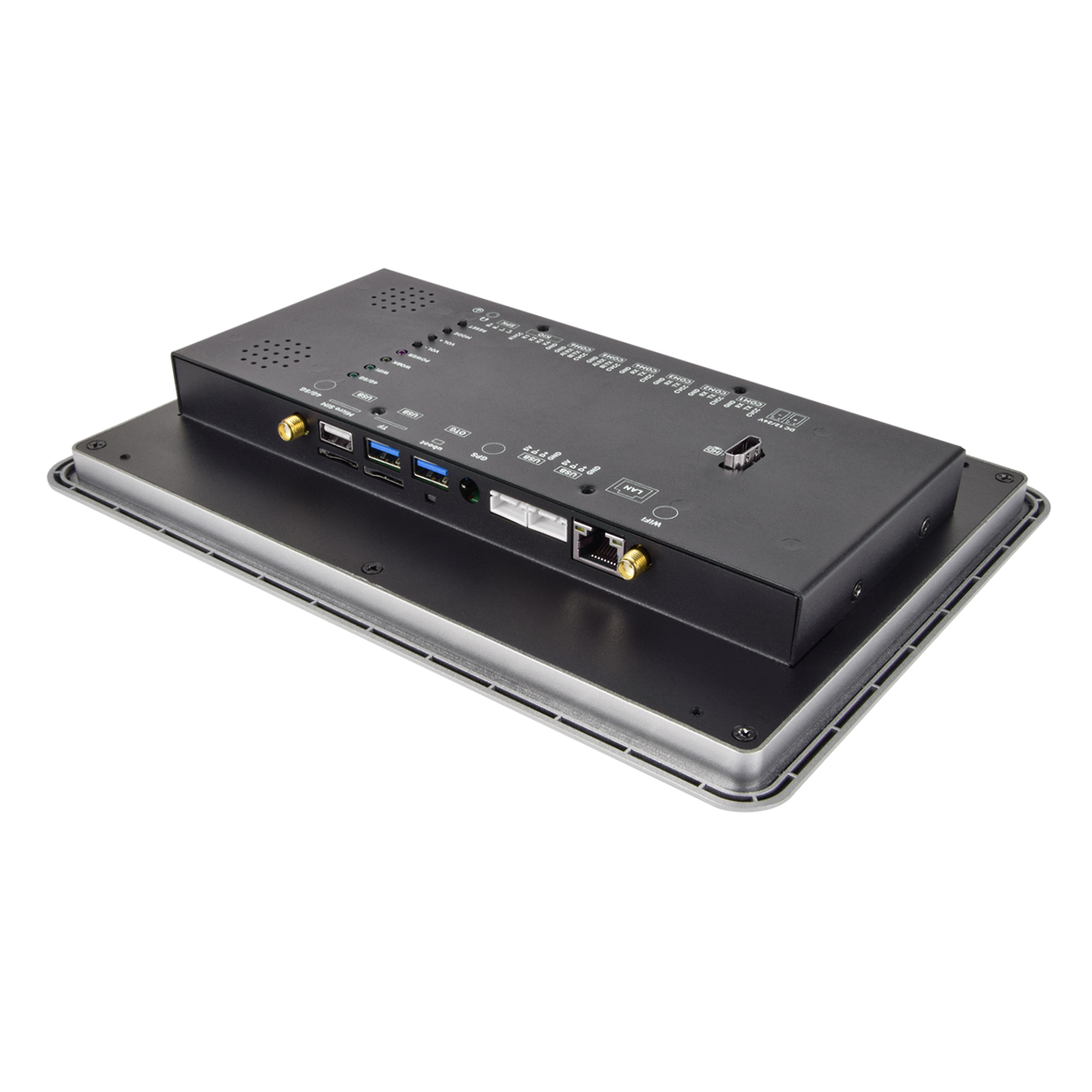 10.1 İnç A133P Android Endüstriyel HMI Panel PC – IPS Panel, 2x Dahili Hoparlör, Geniş Çerçeveli ABS Gövde