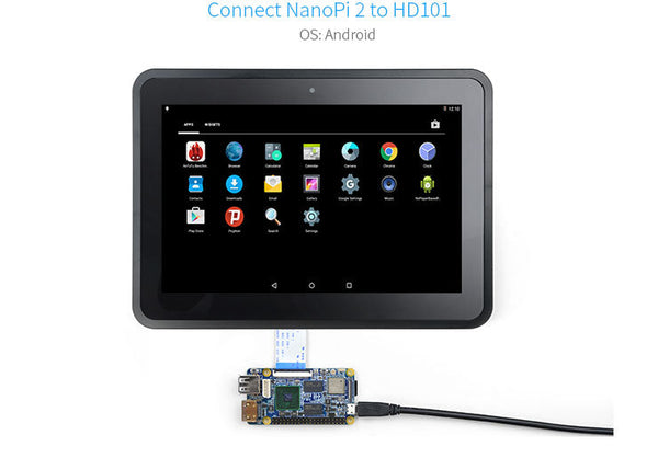 FriendlyElec HD101 10.1" Capacitive Touch LCD– 1280×800 LVDS Endüstriyel Ekran