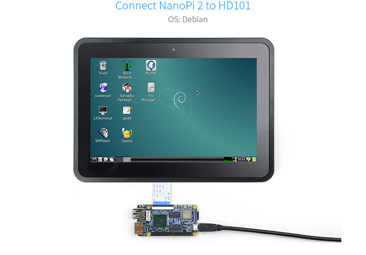 HD101 10.1" Capacitive Touch LCD – 1280×800 LVDS Industrial Display