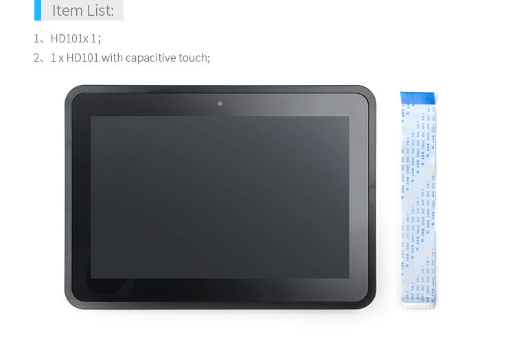 HD101 10.1" Capacitive Touch LCD – 1280×800 LVDS Industrial Display