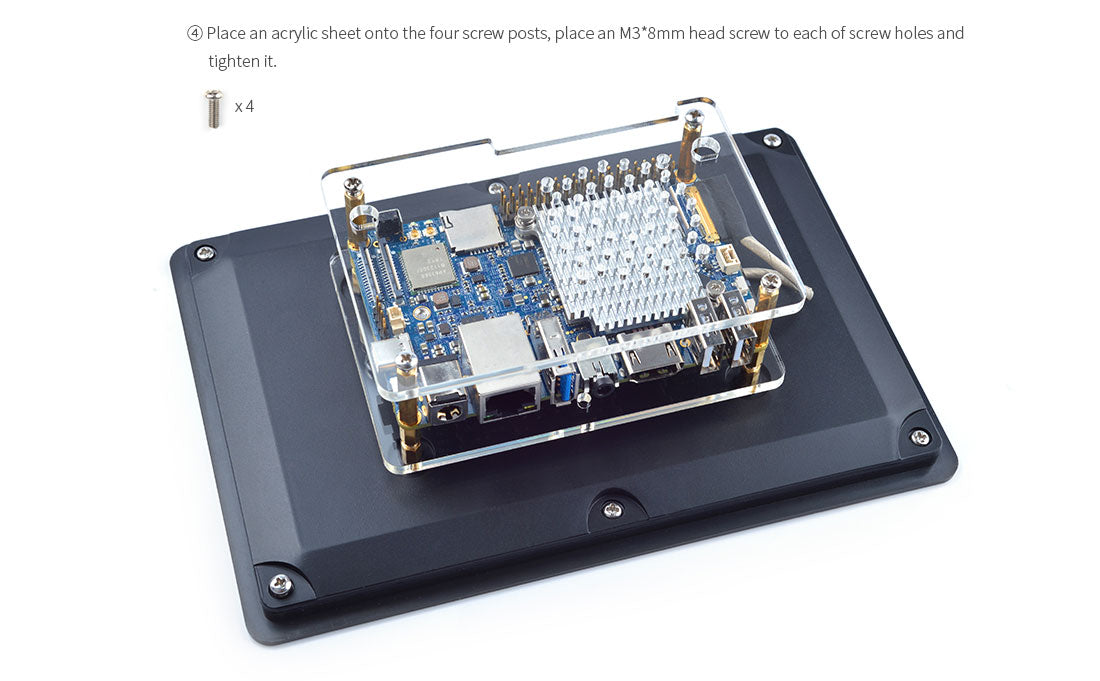 HD702E 7" eDP LCD Display – 800×1280 Capacitive Touch