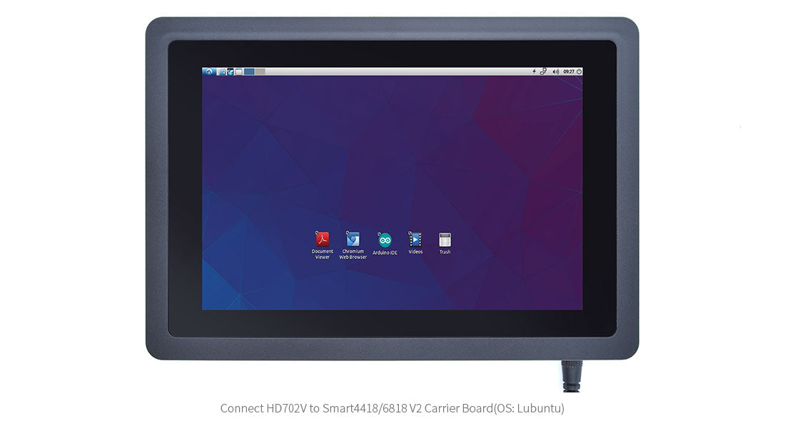 FriendlyElec HD702V 7" LVDS HD LCD Display – 1280×800 Capacitive Touch HMI Screen