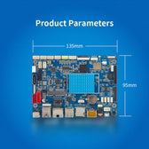 10.1 İnç RK3566 İşlemcili Open Frame Android Endüstriyel HMI Board – K-3566 Serisi