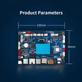 10.1 İnç Allwinner A40i İşlemcili Open Frame Android Panel PC – RS232/RS485, IPS Ekran (K0 Serisi)