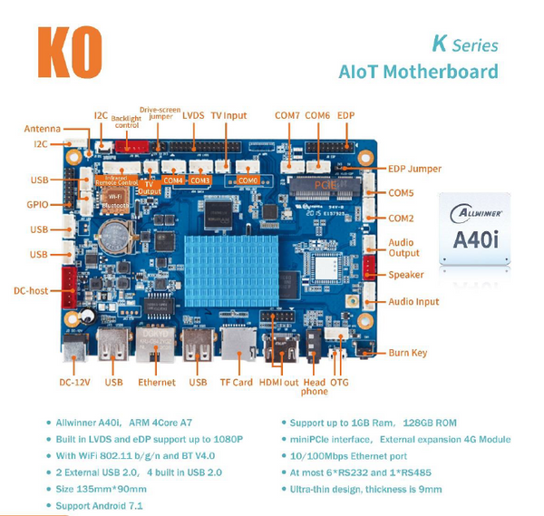 K0 Smart Vending Machine Board