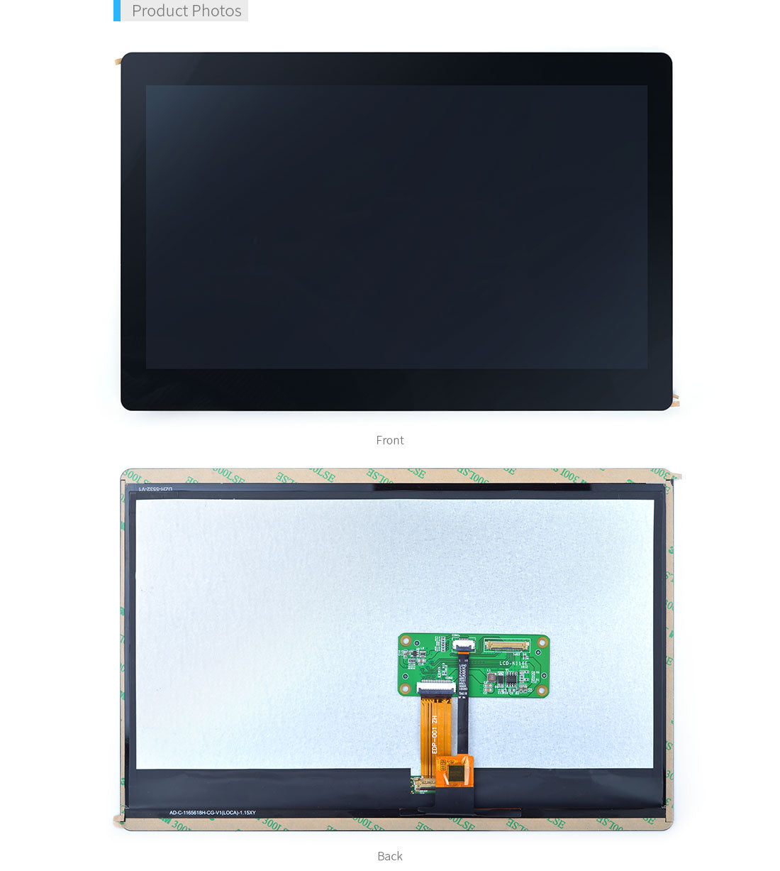 FriendlyElec K116E 11.6" FHD eDP LCD Display – 1920×1080 Capacitive Touch Panel