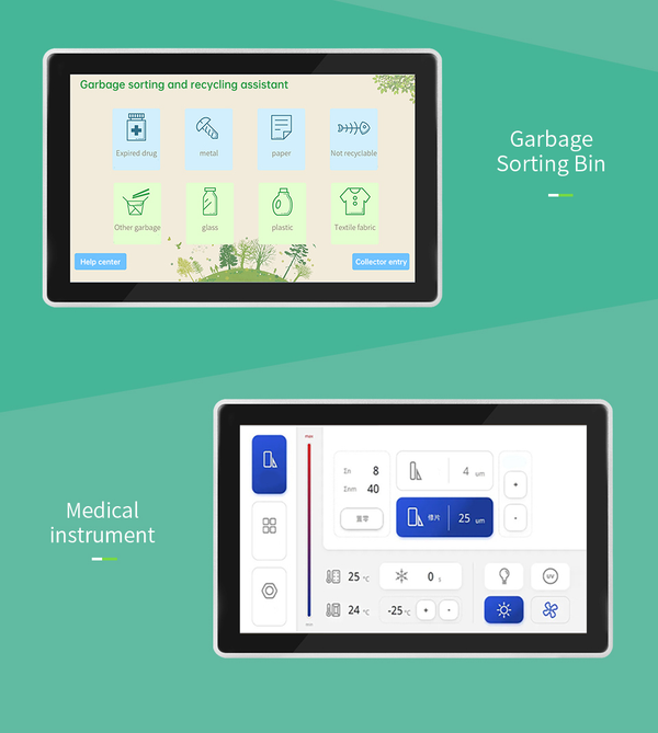 10.1 İnç RK3568 İşlemcili Android Endüstriyel HMI Panel PC– IPS Ekran, Alüminyum Gövde