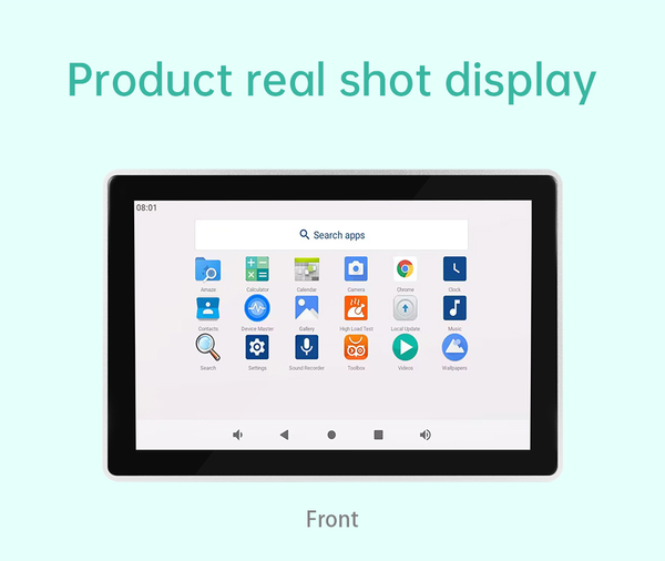 10.1 İnç A133P İşlemcili Android Endüstriyel HMI Panel PC– IPS Ekran, Alüminyum Gövde