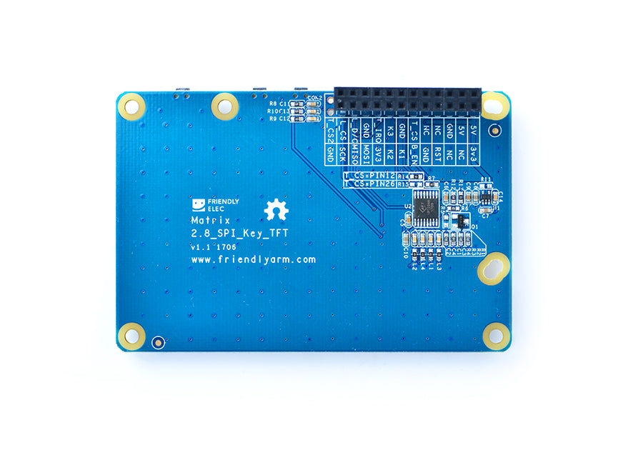 2.8" SPI TFT LCD Display – 320×240 Resistive Touch Module