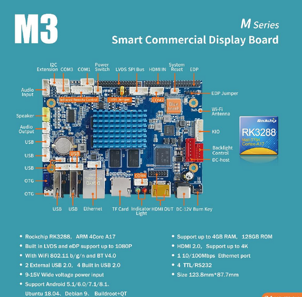 M3 Smart Commercial Display Board